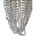 thumbnail image 7 of Silver 33" Round Metallic Beads Mardi Gras Necklaces, 7 of 7