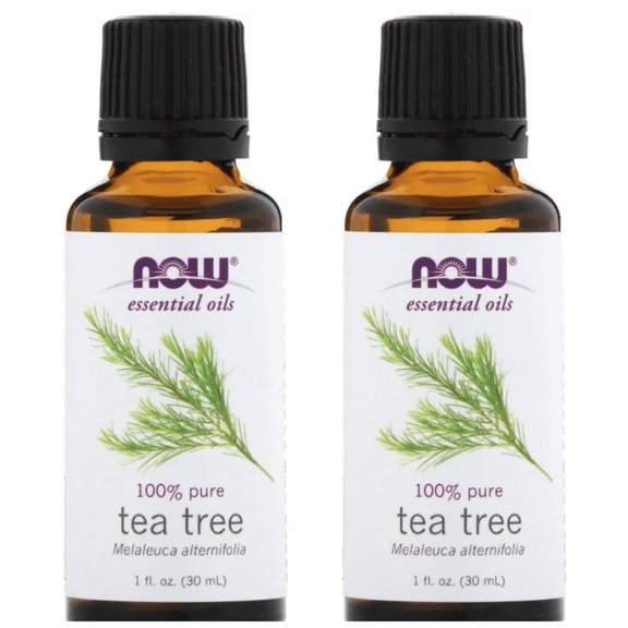 Now Foods Essential Oils, Tea Tree, 1 fl oz (30 ml)- 2 Pack