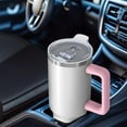 thumbnail image 4 of 40oz Double Wall Dog Travel Tumbler – Stainless Steel Cup with Handle, Spill Proof Lid and Coffee Straw, Insulated, 4 of 5