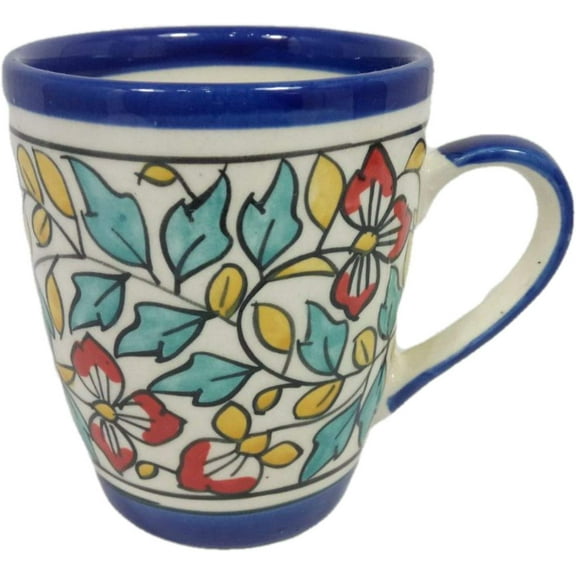 India Meets India Handicraft Ceramic Mug Tea Mug Ceramic Coffee Mug 250 ml, Best Gifting, Made By Awarded Indian Artisan