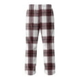 thumbnail image 5 of GrmtClth Men's Fuzzy Plush Pajama Pants Stylish Flannel Fleece Comfy Soft Plaid Loungewear Winter Warm Fuzzy Pj Pants with Pockets Coffee XXXL, 5 of 6