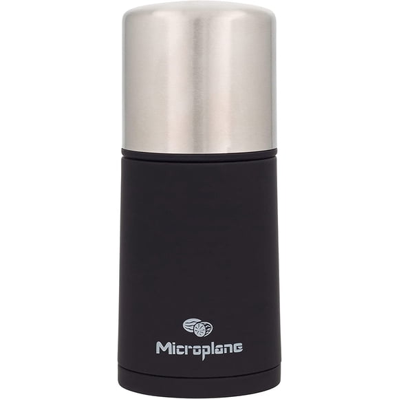 Microplane Manual Spice Mill - Cinnamon Grinder and Nutmeg Grater (Stainless Steel)