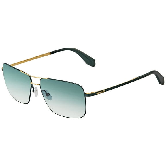 Adidas Green Gradient Rectangular Men's Sunglasses OR0003 30P 58