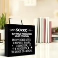 thumbnail image 6 of Zomyto 7"x7" Funny Programmer Wooden Box Sign,Sorry But Your Password Must Contain Wood Block Sign for Home Shelf Office Tabletop Desk Decor, 6 of 7