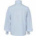 thumbnail image 2 of Fesfesfes Long Sleeve Shirt Mens Winter Solid Color Button High Collar Jacket Top Blouse On Sale, 2 of 8
