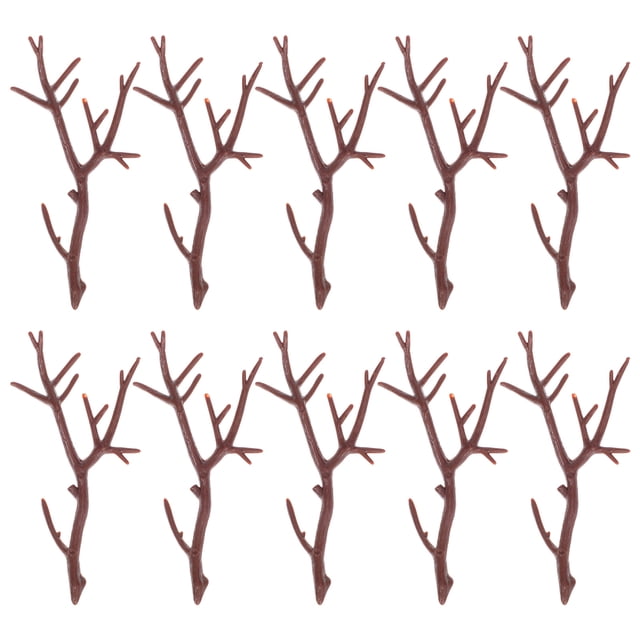 10 Uds ramas de árbol de asta artificiales DIY ramas artesanales decoración de ramitas de plantas para arreglos florales