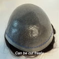 thumbnail image 3 of 0.04mm Thin Skin Toupee for Men V-Loop Human Hair Replacement System Male Wig, 3 of 6