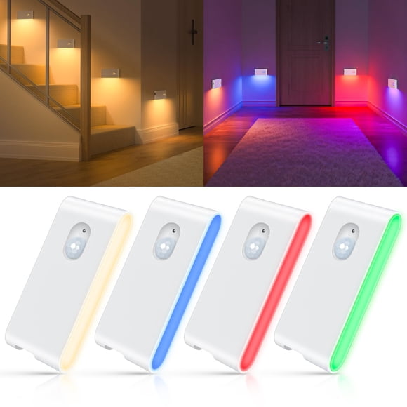 Luces de escalera con sensor de movimiento WILLED RGB y blanco cálido para interiores