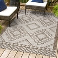 thumbnail image 4 of JONATHAN Y JONATHAN  Y Carwa Diamond Tribal Medallion Indoor/Outdoor Area Rug 3 X 5 - Beige/Brown, 4 of 5