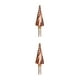 thumbnail image 1 of Riwesomey Cobalto HSS Broca escalonada HSS Cono de acero de alta velocidad Vástago triangular Juego de brocas de metal Agujero para herramienta de Type1 NO1 Riwesomey CBP127022, 1 of 5