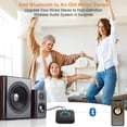 thumbnail image 2 of [Actualizado] Receptor Bluetooth 1Mii B06 Plus, Adaptador de audio inalámbrico HiFi, Receptor Bluetooth 5.3 con 3D Surround aptX HD aptX adaptable para sistema estéreo de transmisión de música en el h, 2 of 5