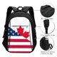 thumbnail image 3 of Balery USA Canada Flag Mochila con carga USB para hombre y mujer - Mochila impermeable y antirrobo para laptop con puerto USB para viajes, trabajo, 3 of 7