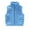 Sky Blue, variant on Jalioing Kids Sherpa Fleece Vest Full Zip Up Sleeveless Jackets with Pocket Boys Girls Fall Winter Outerwear