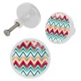 thumbnail image 2 of 4 Pcs New Wave Boho Stripe Knobs for Kitchen Cabinet Cupboard Dresser Bookcase Drawer Pulls Handles Round Home Decor, 2 of 5