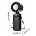 thumbnail image 3 of Ventilador portátil de alta velocidad con batería de 6000mAh, ventilador de enfriamiento portátil con velocidad ajustable, compacto para actividades al aire libre y viajes., 3 of 8