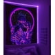 thumbnail image 2 of Tapiz de calavera de Halloween-Colgante de pared UV-Psicodélico-Fluorescencia-Tapiz de calavera para dormitorio Sala de estar Dormitorio Decoración de pared (130 * 150 CM) LingWen 9024719131238, 2 of 4