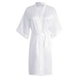 thumbnail image 5 of Celivon Silk Robes For Women Spring Summer Satin Long Pajamas with Belt Smooth Oversized Silk Medium Long Sleeved Morning Gowns Ice Silk Bathrobes Homewear, 5 of 6