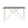 thumbnail image 2 of Chic Design Beige & Silver 46" Console Table with Hairpin Legs, 2 of 6