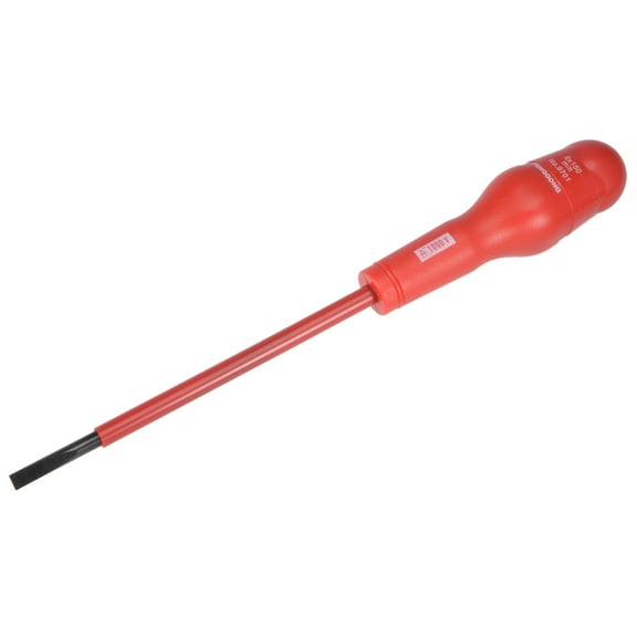 1000v Slotted Insulated Magnetic Electrical Screwdriver 6mm x 150mm