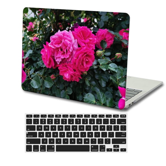 KSK KAISHEK Hard Case Shell Cover for 2015 - 2012 Rel. MacBook Pro 15" with Retina Display No Touch No USB-C, No CD-ROM + Black Keyboard Cover Model: A1398 Rose series 0431