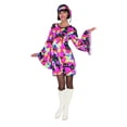 thumbnail image 1 of Disfraz Premium Adulto Rubies Chica de los 60s De Dama Color Rosa Talla:M, 1 of 2