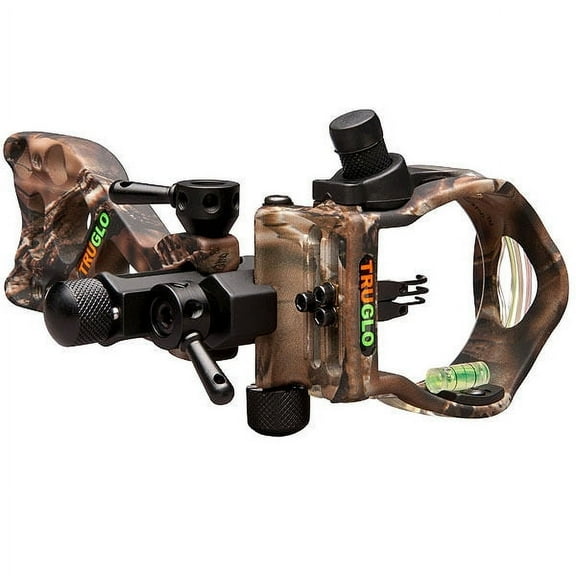 truglo micro-brite 3 light bow sight micro adjust multiple diameters lost camo