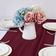 thumbnail image 3 of Chiffon Table Runners 10Ft Romantic Sheer Wedding Table Runner Overlays for Wedding, Birthday Party, Bridal and Baby Shower Table Decorations, 3 of 8