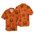 thumbnail image 3 of Camisa hawaiana de Halloween para hombre, ropa informal con estampado floral de manga corta, ropa de calle grande, botones 3D, camisetas de playa, camisas de verano de talla grande para hombre, 3 of 5