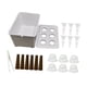 thumbnail image 2 of Kit de sistema de cultivo hidropónico, kit de cultivo hidropónico práctico y resistente, fácil de instalar. Blanco, 2 of 8