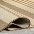 thumbnail image 6 of nuLOOM Robin Multi Stripe Indoor/Outdoor Area Rug, 7' 7" x 10' 10", Brown, 6 of 13