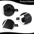 thumbnail image 3 of 1 Pair Roof Rack Rail Rear End Cap L&R Side Fit for Suzuki Grand Vitara 06-15, 3 of 10