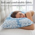 thumbnail image 5 of Blue Coral Coastal Throw Pillow Cover 20 x 36 Inch Decorative Pillow Cover Summer Nautical Ocean Beach Lumbar Pillowcase Seasonal Rectangle Cushion Case for Couch Sofa Bed Living Room, 5 of 9