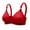 Red, variant on XuJwPNcy Front Close Bra for Women Push up Wirefree Bra Seamless No Underwire Comfort Bralettes Full Coverage Everyday Bras