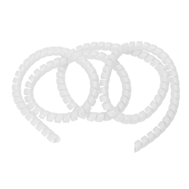Spiral Brake Line Wrap, High Elasticity Spiral Cable Wrap For Electric Scooter White
