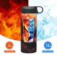 thumbnail image 6 of Goofa Sunset Blossoms Phoenix Perch for Insulated Kettle 18oz Water Bottle Insulated Tumbler with Handle & Flip Straw - Fits in Cup Holder, Leak Resistant Tumbler, 6 of 8