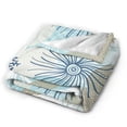 thumbnail image 2 of Kll Fleece Blanket Plush Throw Blanket Algae Corals And Seashells,Soft Fuzzy Cozy Flannel Blanket For Couch Sofa Bed.(80"X60"), 2 of 9