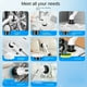 thumbnail image 3 of Cepillo de Limpieza Eléctrico Inalámbrico Seis en , Multifunción, para Suelos de Baño y Bañeras., 3 of 5