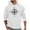 White, variant on Fesfesfes Fall And Winter Men's Hooded Sweater Loose Pullover Plus Size Clearance $10