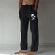 thumbnail image 1 of Puntoco Pantalones casuales largos para hombre, pantalones casuales con estampado de moda para hombre, cintura elástica con bolsillos, pantalones deportivos, 1 of 4