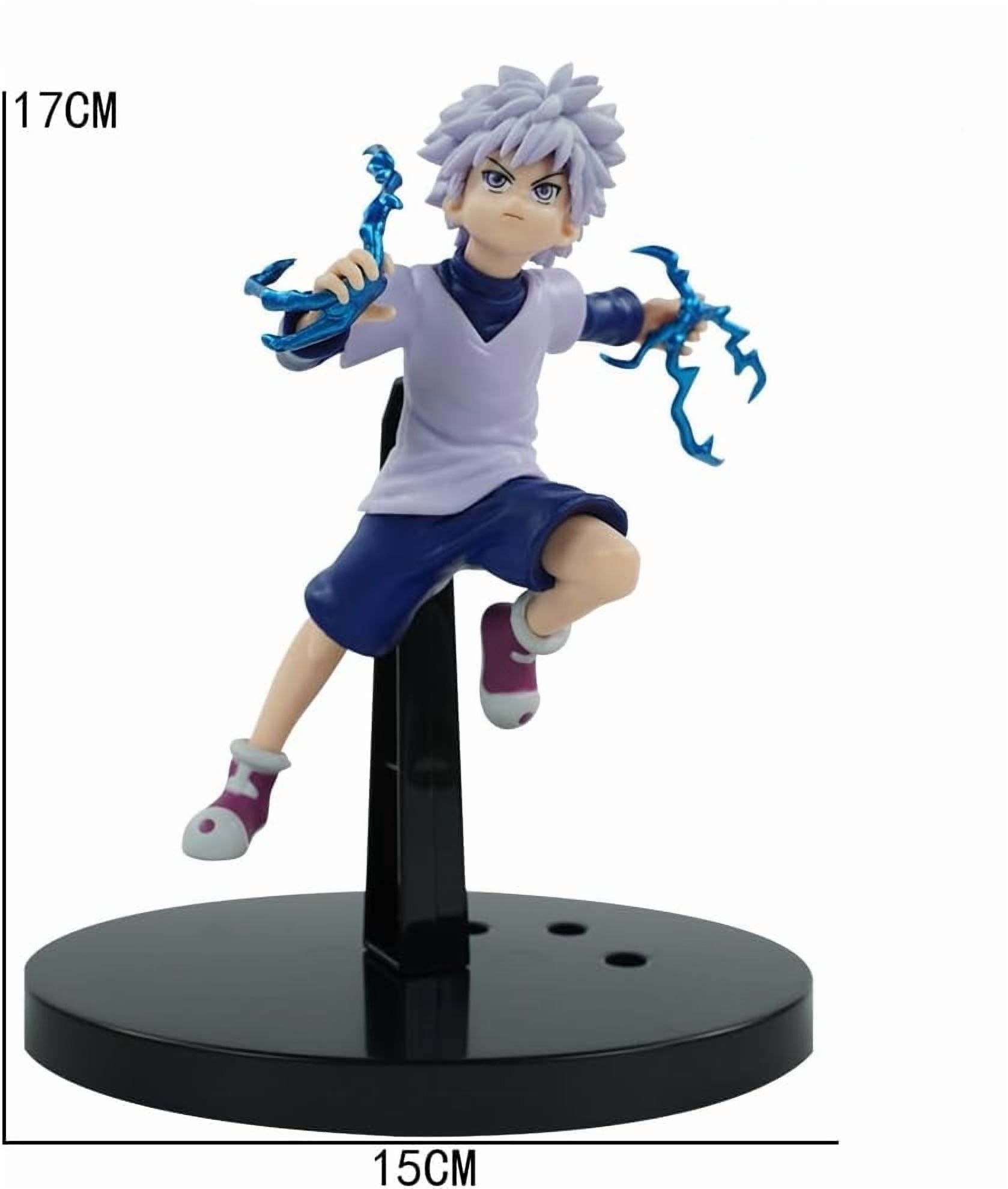 New KURAPICA, GON Freecss, Killua ZOLDYCK Figure, Fighting Anime Figures 15cm/5.9inch Character Model Collectible Handicrafts for Anime Fans Gift (c)
