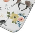 thumbnail image 3 of 2pcs Floral Horse Pattern Drying Mat Set, Super Absorbent 3-Layer Microfiber, Foldable & Reusable Dish Drying Pad for Small Spaces, 3 of 4