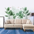 thumbnail image 4 of Tropical Leaves Wall Decals Removable Jungle Green Palms Tree Plant Wall Stickers for Living Room Kids Room Bedroom Playroom Decor, 4 of 6