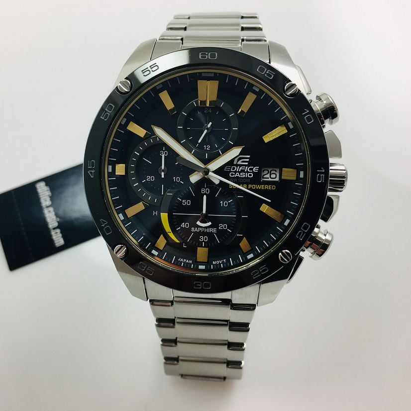 Casio Edifice Stainless Steel Chronograph Mens Watch EFS-S500DB-1BVCR -  Walmart.com
