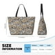 thumbnail image 4 of Fotbe Zebra Bolsa de Viaje para Playa - Resistente al Agua, Bolsa Tote de Gran Capacidad y Ligera con 7 Bolsillos para Mujeres y Hombres, 4 of 7