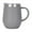 Gray, variant on 12oz Insulated Coffee Mug with Handle Stainless Steel Insulated Coffee Mug Double Wall Vacuum Travel Mug Tumbler Cup with Sliding Lid Travel Coffee Cup Thermal Cup