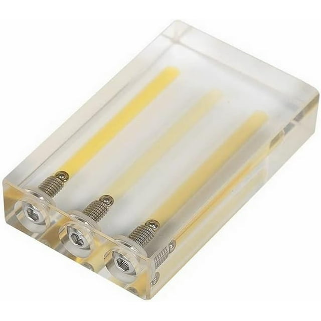 Yazoeia Automobile Oil Quality Comparator Acrylic Comparer Transmission Oil Automobile Oil Viscosity Tester Demo Stand Test Tool (3 Hole) CJC912-131294