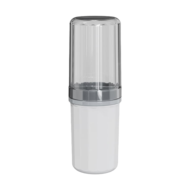 Juego Portátil de Taza de Enjuague de Viaje Y Cepillo de Dientes, con Buen Almacenamiento Y Sellado, Agarre Cómodo, Taza de Enjuague de Boca Doméstica Libre de Fugas