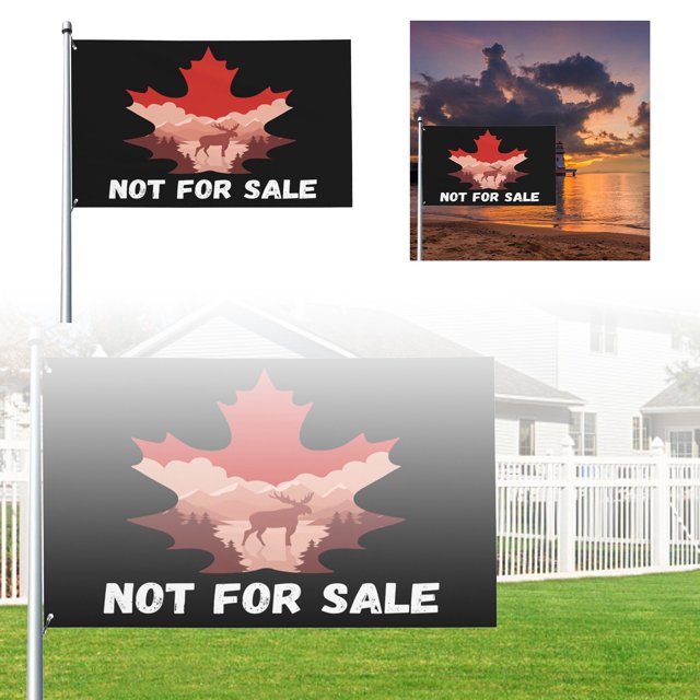 LPSSTORE Canada N'Est Pas pour le Drapeau Fier de la Souveraineté Canadienne