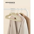 thumbnail image 2 of Perchas de terciopelo SONGMICS, paquete de 50 unidades, antideslizantes, para ropa, 2 of 7
