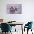 thumbnail image 5 of Claude Monet Canvas Wall Art - Haystacks Effect of Snow and Sun Classic Artwork Picture Print with Framed Famous Oil Painting Hang for Home Office Bedroom Living Room Wall Decor-18" X12", 5 of 7